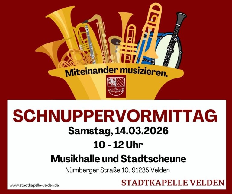 Schnuppervormittag Stadtkapelle Schnuppervormittag Stadtkapelle