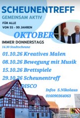Termine Scheunentreff Oktober 2026